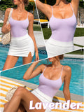 Padded Double Lined Cami Body Suit Tank Tops