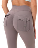 Danysu Cargo Workout Leggings with Pockets
