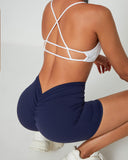 Danysu V-Back Scrunch Butt Shorts Naked Feel