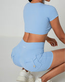 Danysu Cargo Workout Shorts with Pockets