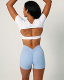 Danysu V-Back Scrunch Butt Shorts Naked Feel