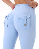 Danysu Cargo Workout Leggings with Pockets