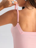 Rose Square Neck Cami Crop Top