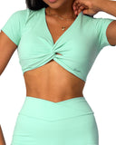 Danysu Twist Front Tops for Women