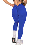 Danysu V-Back Scrunch Butt Leggings Naked Feel