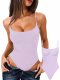 Padded Double Lined Cami Body Suit Tank Tops