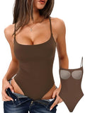 Padded Double Lined Cami Body Suit Tank Tops
