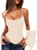 Padded Double Lined Cami Body Suit Tank Tops