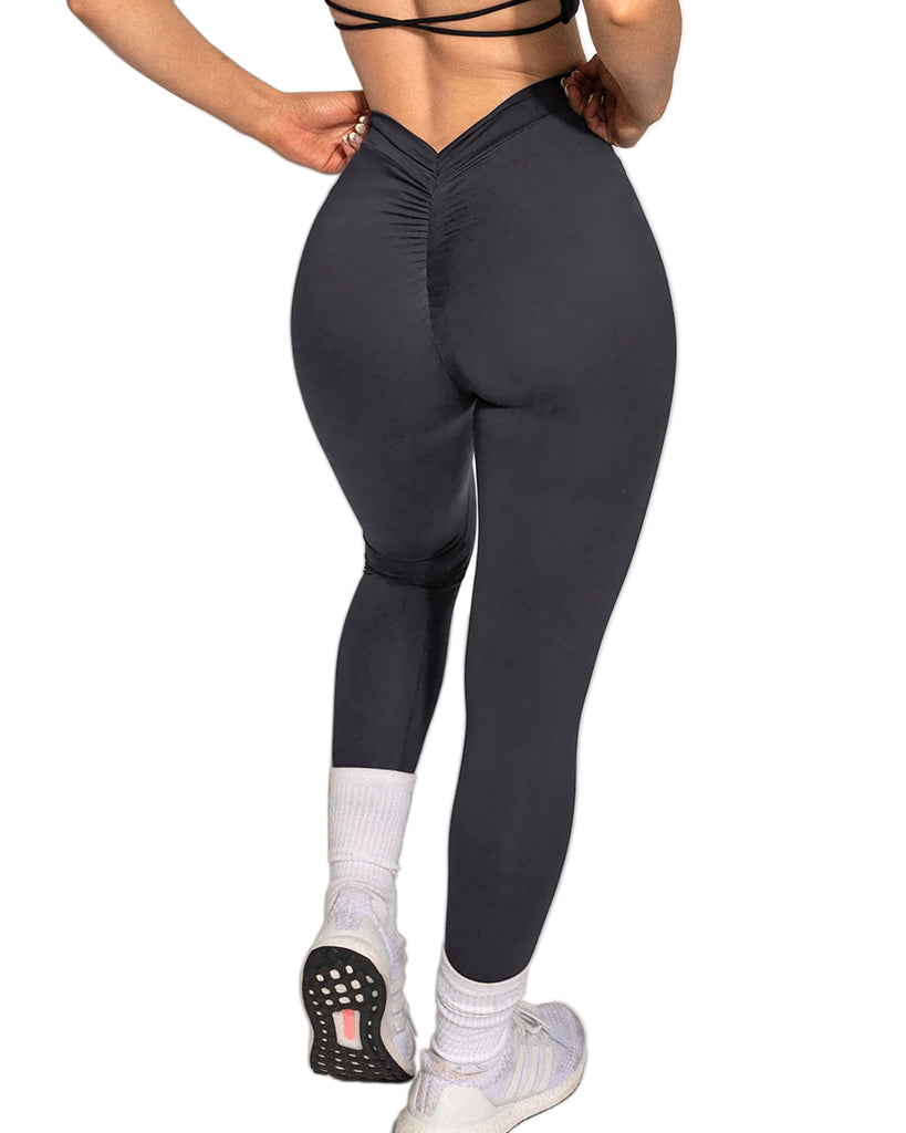 Danysu V Back Scrunch Butt Leggings Naked Feel Danysu V Back Scrunch Butt Leggings Naked Feel