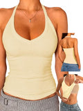 Adjustable Halter Cami Tank Top