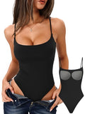 Padded Double Lined Cami Body Suit Tank Tops
