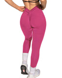 Danysu V-Back Scrunch Butt Leggings Naked Feel