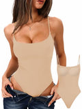 Padded Double Lined Cami Body Suit Tank Tops