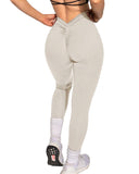 Danysu V-Back Scrunch Butt Leggings Naked Feel