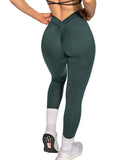 Danysu V-Back Scrunch Butt Leggings Naked Feel