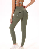 Danysu Cargo Workout Leggings with Pockets