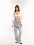 V Neck Ballet Wrap Tops for Women Pilates Outfits Long Sleeve Shirts