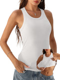 Danysu Women Racerback Tank Tops with Built in Bra